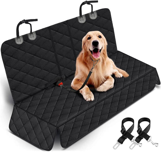 Petavie Waterproof Dog Car Seat Cover — Non-Slip Back Seat Protector